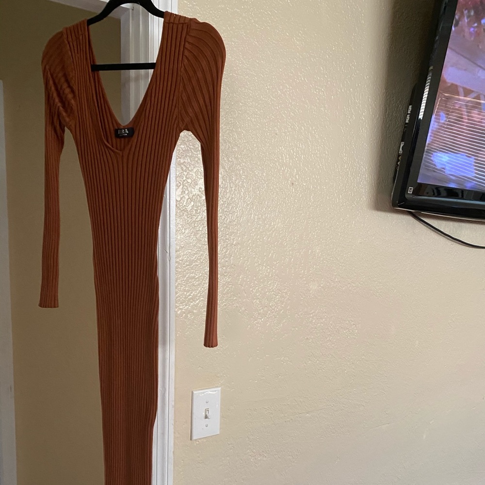Long sweater dress